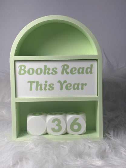 Books Read Counter – Pastel Reading Goal Tracker