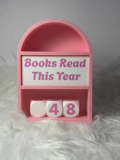 Books Read Counter – Pastel Reading Goal Tracker