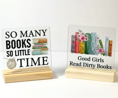 Cute Book Lover Shelf Decor